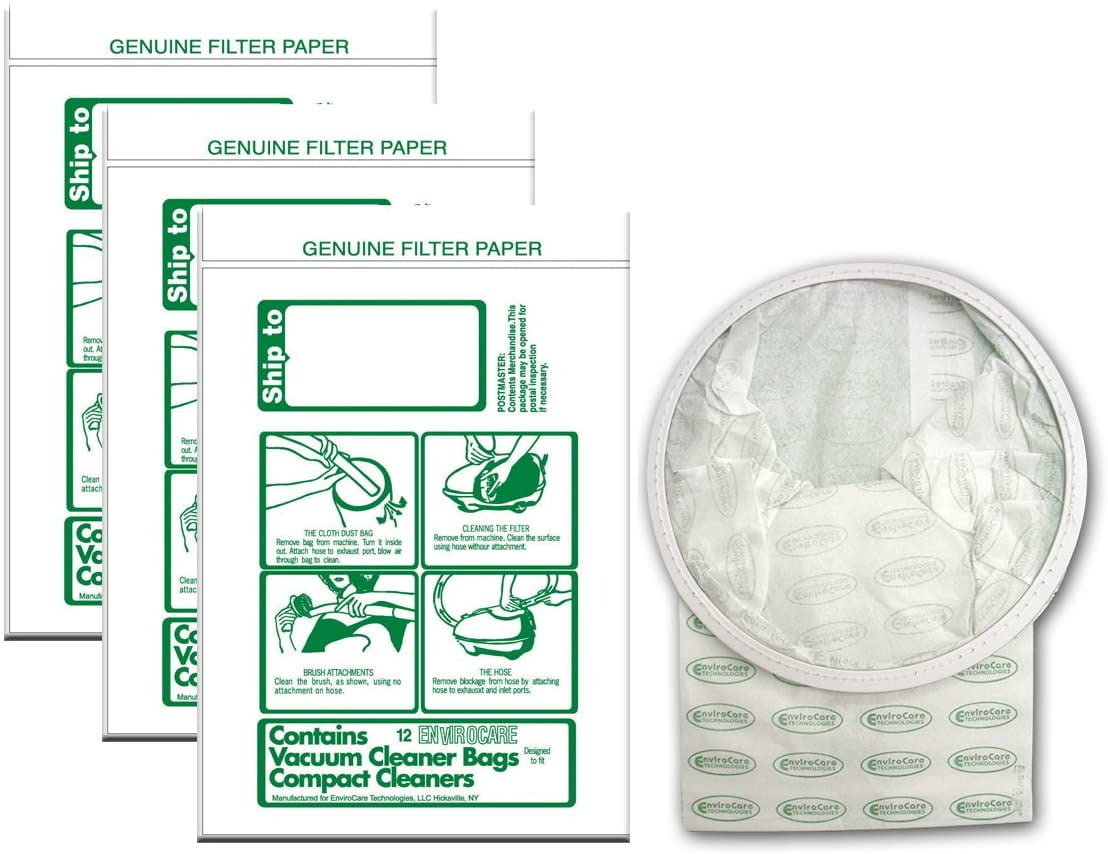 1 X 36 COMPACT TRISTAR CANISTER VACUUM BAGS