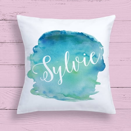 My Name Personalized Splash Throw Pillow