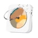 thumbnail image 4 of CD Portable Player -718 - Bluetooth, Dual Speakers, FM Radio, USB, Headphone Mode, Stereo Sound White EU Plug, 4 of 5