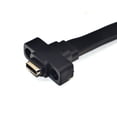 thumbnail image 4 of Línea deflectora USB3.1 TIPO E a línea corta frontal tipo C Línea plana 10G Chasis madre PCI bit KEY-A, 4 of 4