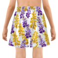 thumbnail image 5 of joogoo Lavender Flowers Autumn Boys Swim Trunks Beach Swimsuit Shorts Boxer 8Y, 5 of 8