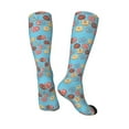 thumbnail image 5 of Lsque Cute Donut Printed Crew Socks Men's Women's LightWeight Thin Casual Calf Socks ,Knee High Socks,Cotton Socks, 5 of 9