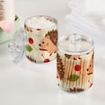 thumbnail image 5 of Hedgehogs Leaves and Cherries Translucent Plastic Cans Storage Canisters with Lid Set of 2, 5 of 7