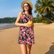 thumbnail image 3 of Fotbe Trendy Floral Vestido de Verano sin Mangas para Mujer – Vestido Midi Línea A, Estilo Camiseta Floral, Vestido Playero Casual y Fluido, 3 of 7
