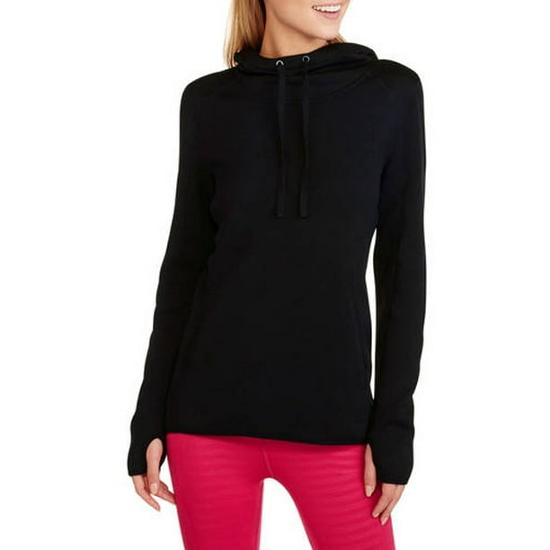 Women's Active Sweater Fleece Hooded Pullover