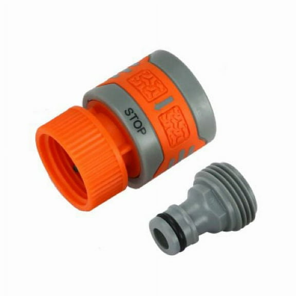 Melnor 12MQCGTDI Poly Garden Hose Quick Connect Connector Set - Quantity of 3
