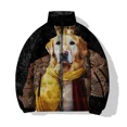 thumbnail image 5 of Ropa para hombre Parkas con estampado de hipopótamo personalizado Chaquetas de frío para hombre cómodas y elegantes Abrigo informal y versátil para hombre, 5 of 5