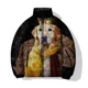 thumbnail image 5 of Ropa para hombre Parkas con estampado de hipopótamo personalizado Chaquetas de frío para hombre cómodas y elegantes Abrigo informal y versátil para hombre, 5 of 5