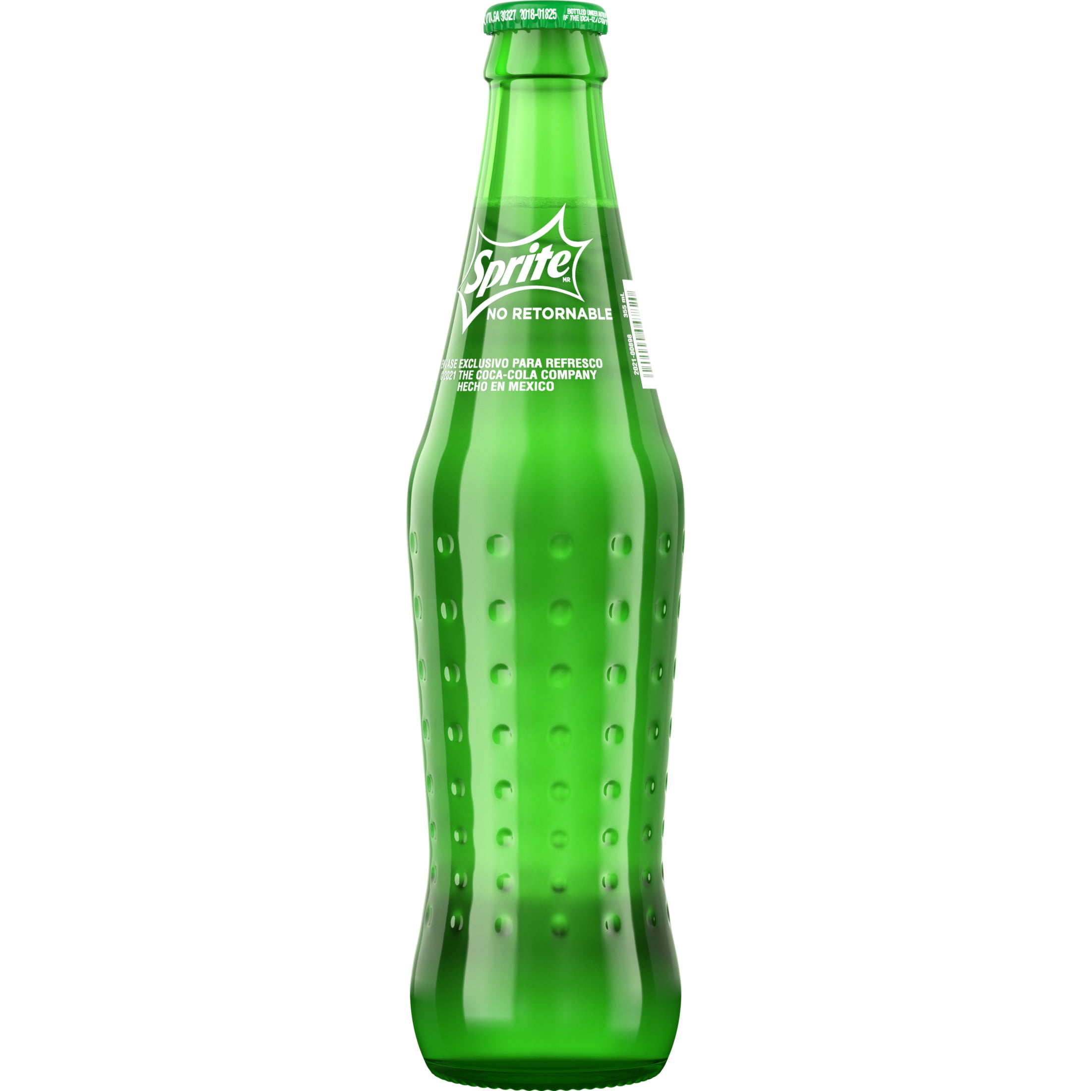 (4 pack) Sprite Lemon-Lime Caffeine Free Soda Pop Glass Bottle, 355 mL