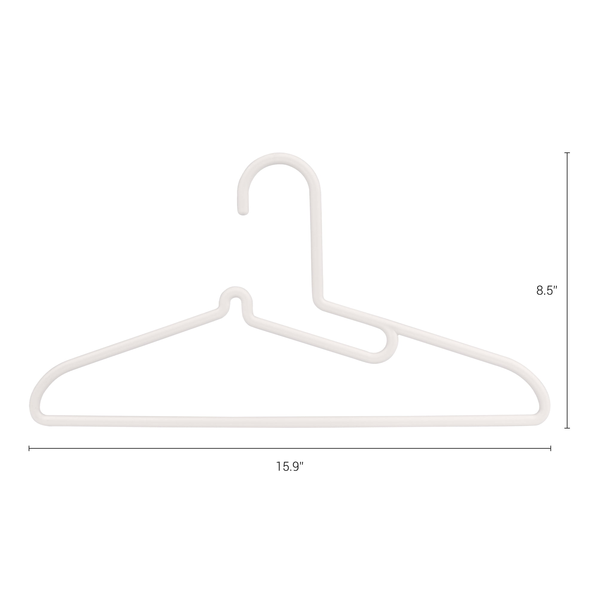 Unique Bargains Pants Hangers Clothes Hangers for Closet Organization 10 Pcs Light Gray