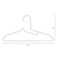 thumbnail image 2 of Unique Bargains Clothes Hangers Plastic Space Saving Hangers for Closet 20 Pcs Light Gray, 2 of 6