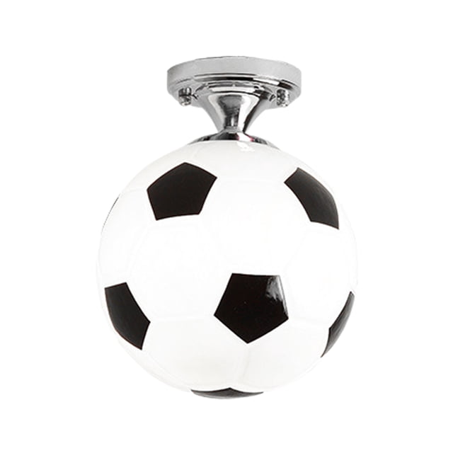 Inteprter Vidrio ahorro de energía y respetuoso del medio ambiente de la experiencia de la barra del fútbol de las luces de techo del balón de Iluminación y accesorios Negro