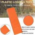 thumbnail image 4 of Cuñas para partir madera, cuñas de tala de árboles para carpintería, cuñas de plástico de un solo cono probadas profesionalmente, 4 of 7