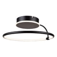 thumbnail image 6 of Artcraft Lighting Halo Collection Integrated LED SemiFlush Mount, Black, 6 of 6