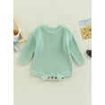 thumbnail image 2 of Bagilaanoe Newborn Baby Girl Boy Knit Rompers Sweater Long Sleeve Bodysuit 3M 6M 9M 12M 24M Infant Fall Winter One Piece Jumpsuit, 2 of 9