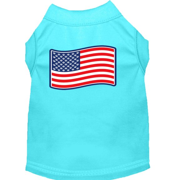 Paws and Stripes Screen Print Shirts Aqua XS (8)