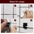 thumbnail image 5 of Adjustable Cable Clips, 20 Pack 8-10mm Self-Adhesive Cable Clamp Wire Clamps, Black, 5 of 5