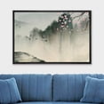 thumbnail image 2 of wall26 Framed Canvas Print Wall Art Spring Mountains with Birds and Cherry Blossom Nature Wilderness Illustrations Modern Rustic Scenic Colorful for Living Room, Bedroom, Office - 24"x36" B, 2 of 5