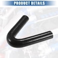 thumbnail image 6 of Unique Bargains 13mm 0.51" 135 Degree Elbow Silicone Reducer Hose Pipe Bend Turbo Water Intercooler Black, 6 of 6