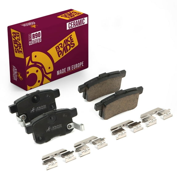 Metrix Premium Chassis Parts - Rear Ceramic Disc Brake Pad Set D1336-D1451 Fits 2008-2017 Honda Accord, 2009-2014 Acura TSX, Made in Europe
