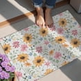 thumbnail image 4 of White Sunflower Colorful Flower Pattern Door Rugs,Washable Non Slip Door Mats Indoor,Decorative Door Mats,Entry Mat Indoor for Entrance,Bedroom,Kitchen,Bathroom,20"x32", 4 of 6