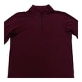 thumbnail image 3 of Sudadera Athletic Works para Caballero Medio Cierre Secado Rápido Vino Talla CH, 3 of 4