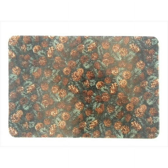 Andreas TRC-912 Pinecones Rectangular Casserole Silicone Trivet - Pack of 3