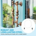 thumbnail image 5 of Uxcell Vinyl Coated Stainless Steel Cable with Loops Flexible Wire Rope Security Chain Lanyard Lock for Outdoor Luggage Lock White 1/8"x7 ft, 5 of 7