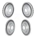 thumbnail image 1 of Genius Front Rear Coated Disc Brake Rotors Kit for Car 2017-2020 Honda Civic Type R KG-101699, 1 of 9