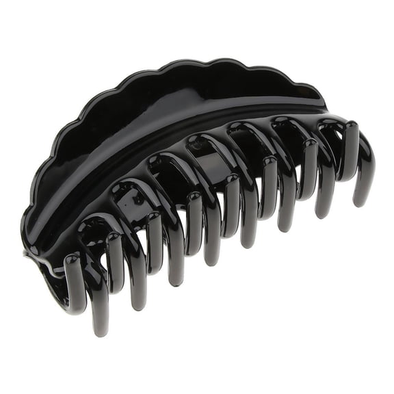 Wxqbjtam Large Spring Hair Claw Clip Clamp French Bun Hair Accessory Hairpin Barrette - Black