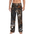 thumbnail image 2 of Lsque Leopard On Tree Branch Print Men's Pajama Pants, Lounge Pant - Comfortable Home Wear,Elastic Waistband, Stylish Design-XX-Large, 2 of 9