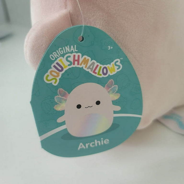 Squishmallows 8 inch Archie the Axolotl w/ Football Shirt NEW
