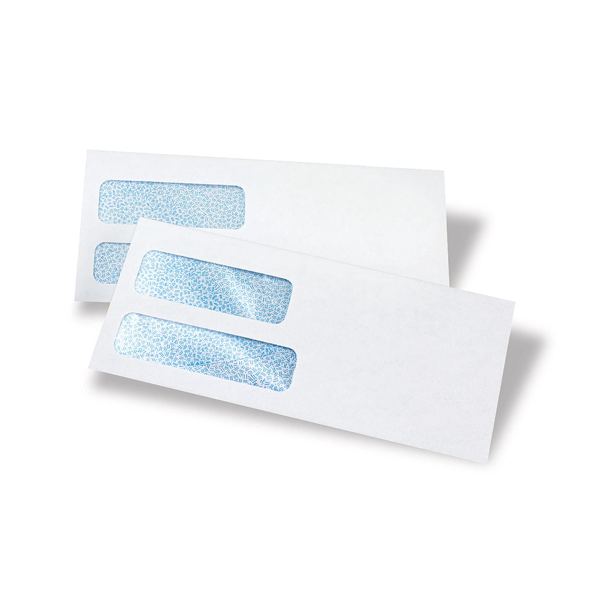 Office Depot Double-Window Envelopes, #9 (3 7/8in. x 8 7/8in.), White, Moisture Seal, Box Of 500, 12040