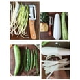 thumbnail image 5 of Multi-Functional Vegetable Peeler for Kitchen,3 in 1 Upgrated Stainless Steel Thickened Wooden Handle Peeler and Bottle Opener, Kitchen Gadgets Tool for Peeling Fruits and Shredding Scallions,2PC, 5 of 8