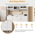 thumbnail image 4 of Euroco Shoe Cabinet with 3 Flip Drawers, White, 130.5 lbs, 4 of 9