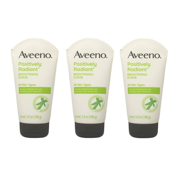 AVEENO Active Naturals Skin Brightening Daily Scrub 5 oz (Pack of 3)