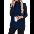 thumbnail image 1 of Chaleco Acolchado Sin Mangas para Mujer, Chaqueta con Cremallera, Abrigo de Moda para Otoño y . Azul Oscuro L, 1 of 8