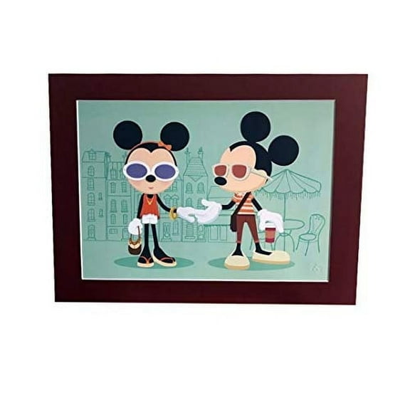 Disney Limited Edition Deluxe Print - Mickey & Minnie - Shanghai Disney