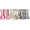 B 12pcs, variant on Women's 24-Count Fade-Proof Silk-Like Multifunctional Fashion Accessories Set Neck Scarf Wraps Headbands Hair Tie