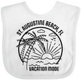 thumbnail image 3 of Inktastic Summer Vacation Mode St. Augustine Beach Florida Boys or Girls Baby Bib, 3 of 4