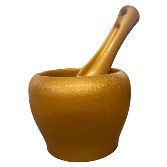 Bronze Plastic Mortar & Pestle Set – BPA Free