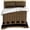 Brown, variant on Brown Black Plaid Duvet Cover Set, Vintage Rustic Star Buffalo Check Soft Duvet Cover Twin Size Bedding Set 4 Pieces, 1 Quiltcover and 2 Pillowcases with Zipper, 1 Bed Sheet for All Seasons