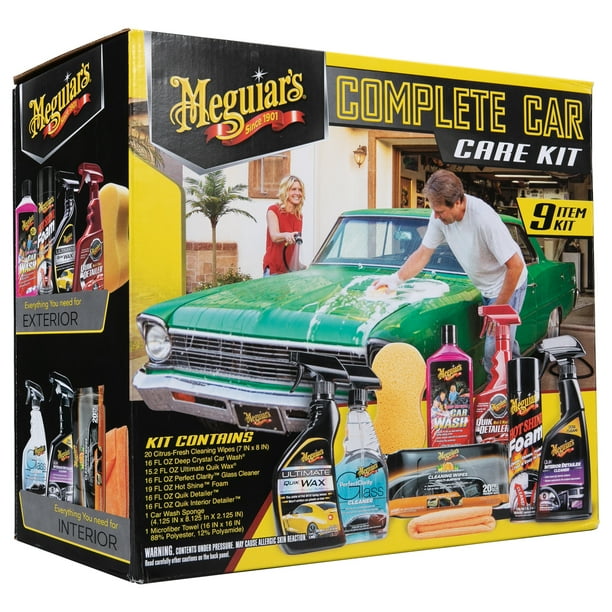 Meguiar’s® Complete Car Care Kit Premium Detailing Kit G55161