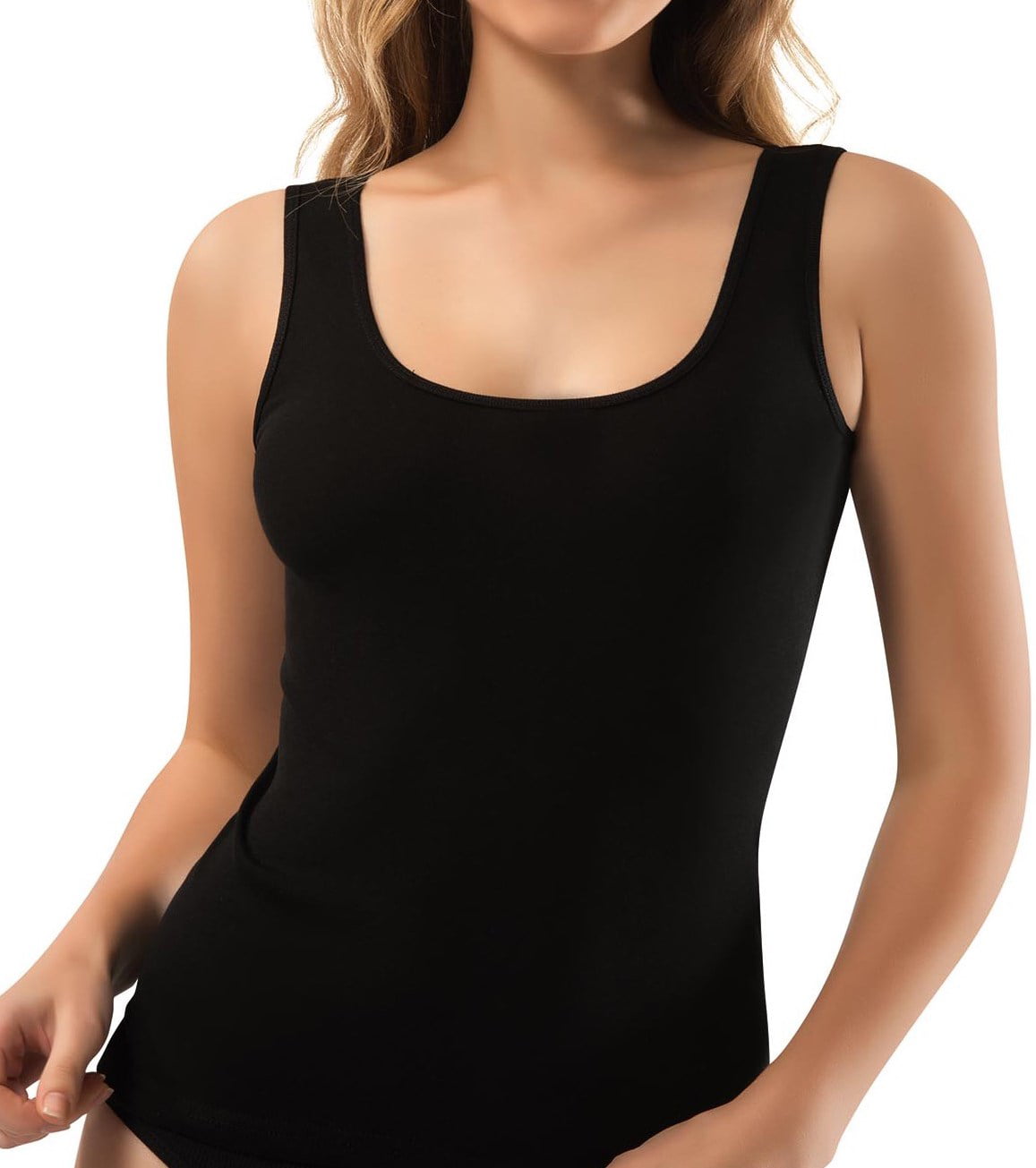 100% Cotton Camisole Women Inner Wear Slim Versatile Basic Threaded  Sleeveless T-shirt Short Bottoming Top Simple Wild Tank H603 - Tanks &  Camis - AliExpress