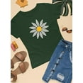 thumbnail image 3 of Smartprints Cute Daisy Flower Art T-Shirt Women -Image by Shutterstock, Female Small, 3 of 4