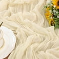 150g Final Discount Delicate Table Cloth! Cheesecloth Table Runner 10Ft