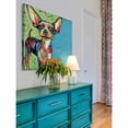thumbnail image 2 of Chihuahua Pop Art Painting Print on Wrapped Canvas, 2 of 7