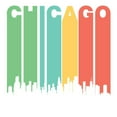 thumbnail image 2 of CafePress - Vintage Chicago Cityscape Throw Blanket - Soft Fleece Throw Blanket, 50"x60" for All Ages, 2 of 4