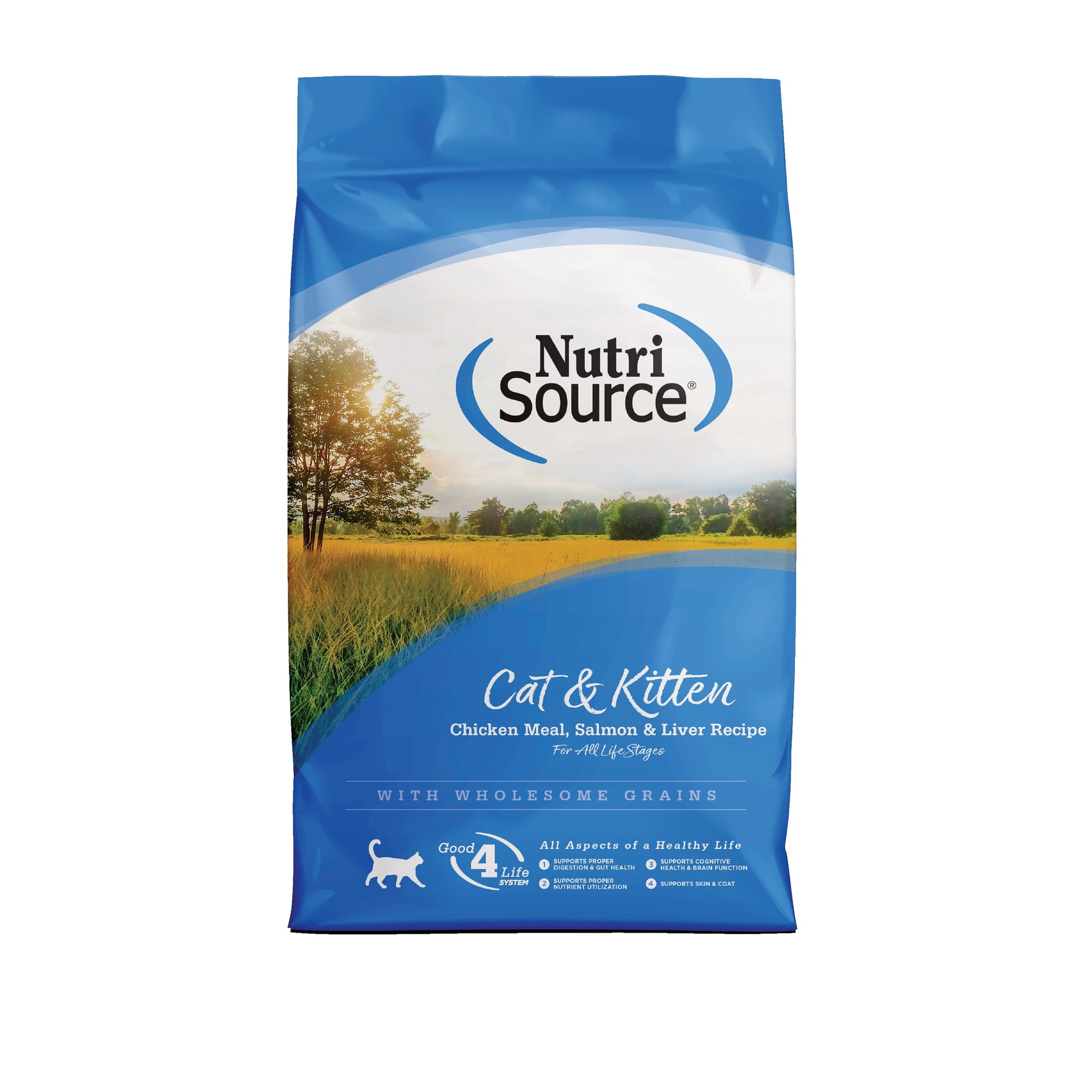 ADMC NutriSource Dry Cat Food - Pack of 4