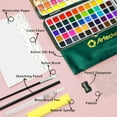 thumbnail image 3 of Set de pinturas de acuarela Artecho de 100 colores con metal y accesorios, 3 of 7